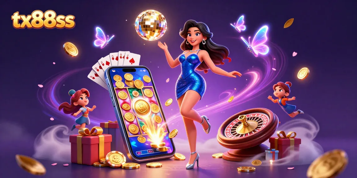 Experience exhilarating gameplay at tx88ss with vibrant colors and exciting gambling elements.