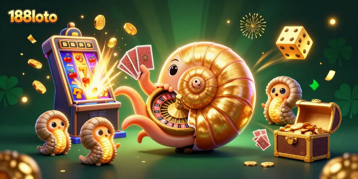 Engage with the vibrant world of 188loto featuring 3D characters, slots, and jackpot action.