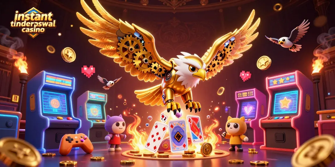 Experience the thrill of winning at an instant withdrawal casino with a dynamic 3D illustration.