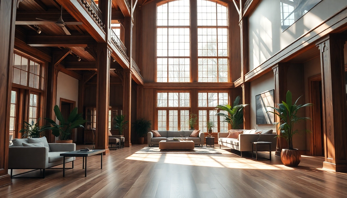 Interior architectural woodwork highlighting elegant designs and craftsmanship in a modern setting.