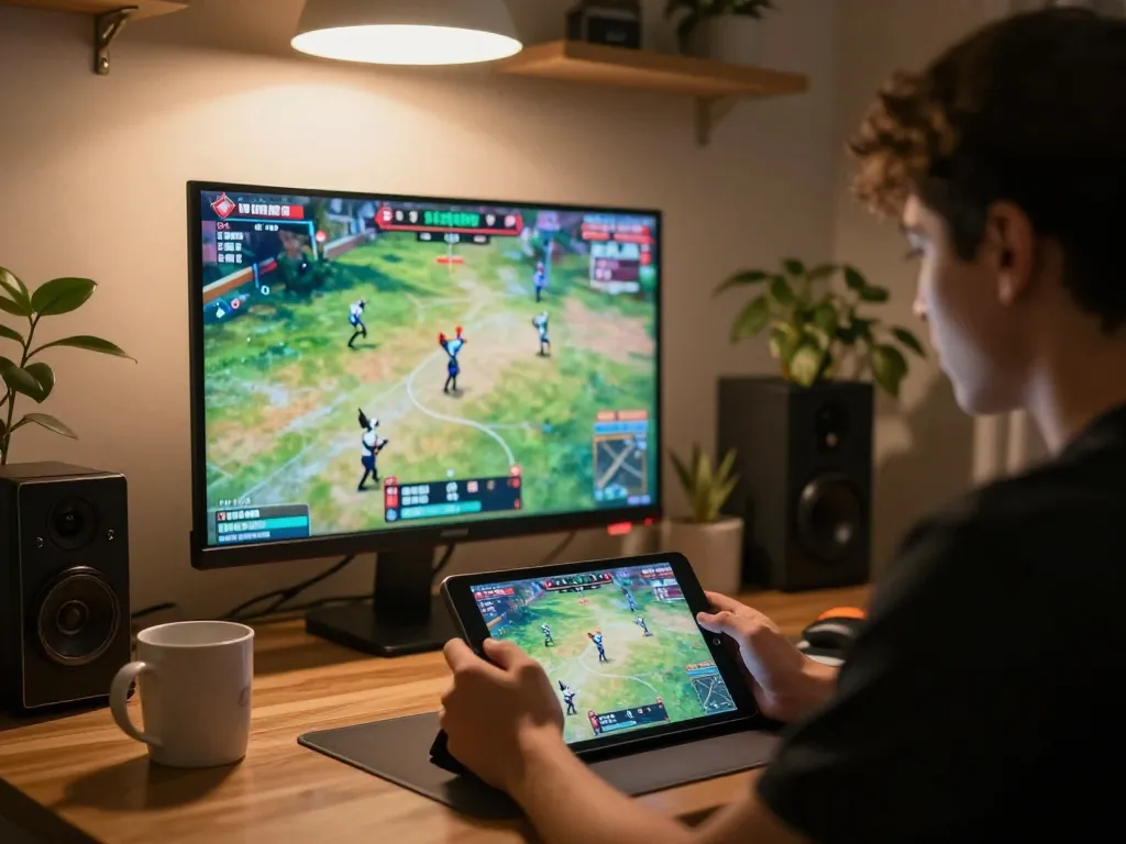 Experience trực tiếp đá gà with live action from the comfort of home, vibrant gaming setup.