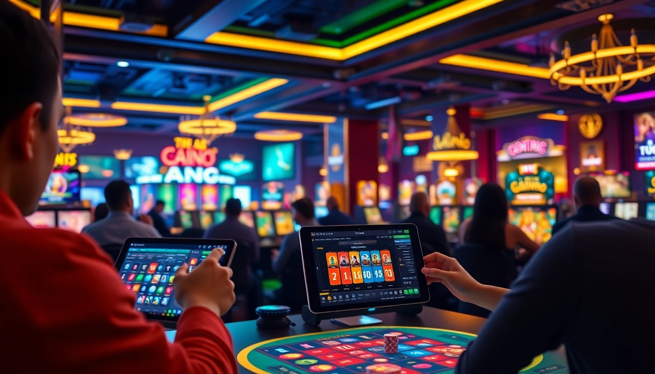 A188 online gaming platform showcasing immersive digital casino experience with players engaged on multiple devices.