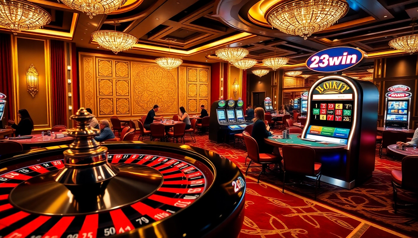 Play thrilling games at 23win casino, where excitement meets luxury and big wins await.