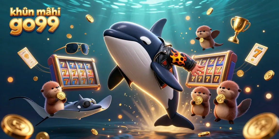 Experience the excitement of khuyến mãi go99 with dynamic 3D casino elements and vibrant characters.