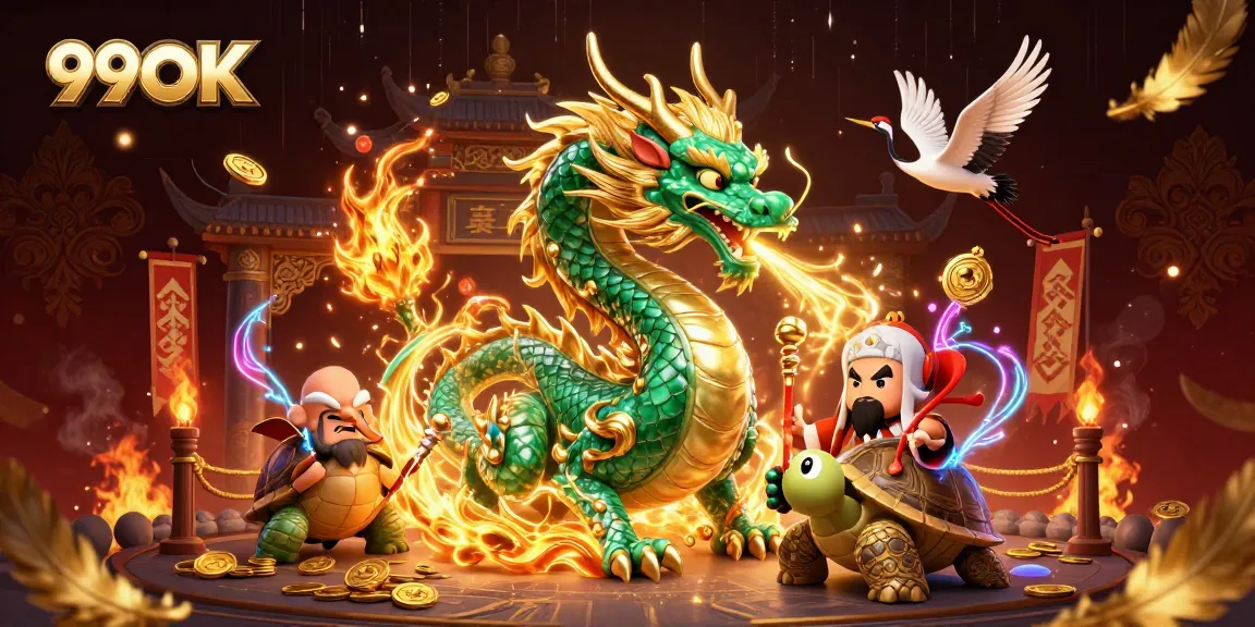 Experience thrilling gameplay at 99OK with a vibrant casino dragon and dynamic betting elements.