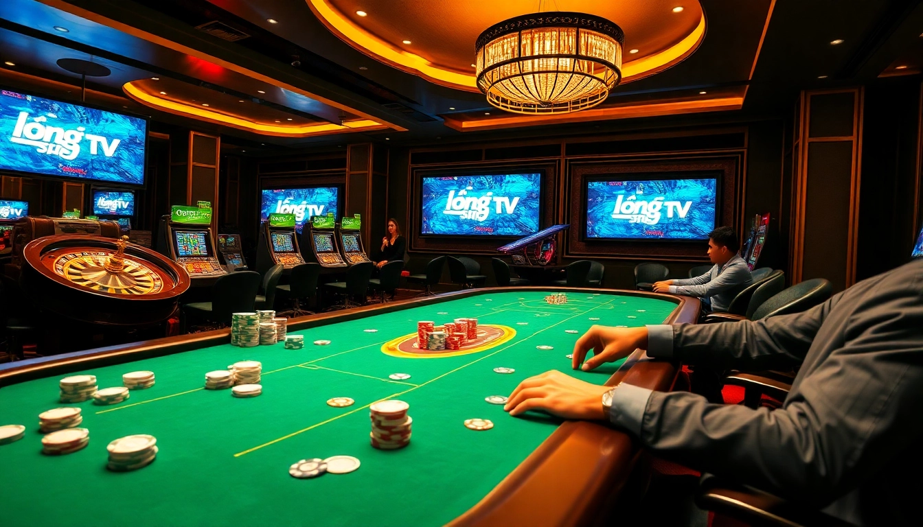Experience the thrill of lương sơn tv with a luxurious casino setting, showcasing dynamic gambling action.