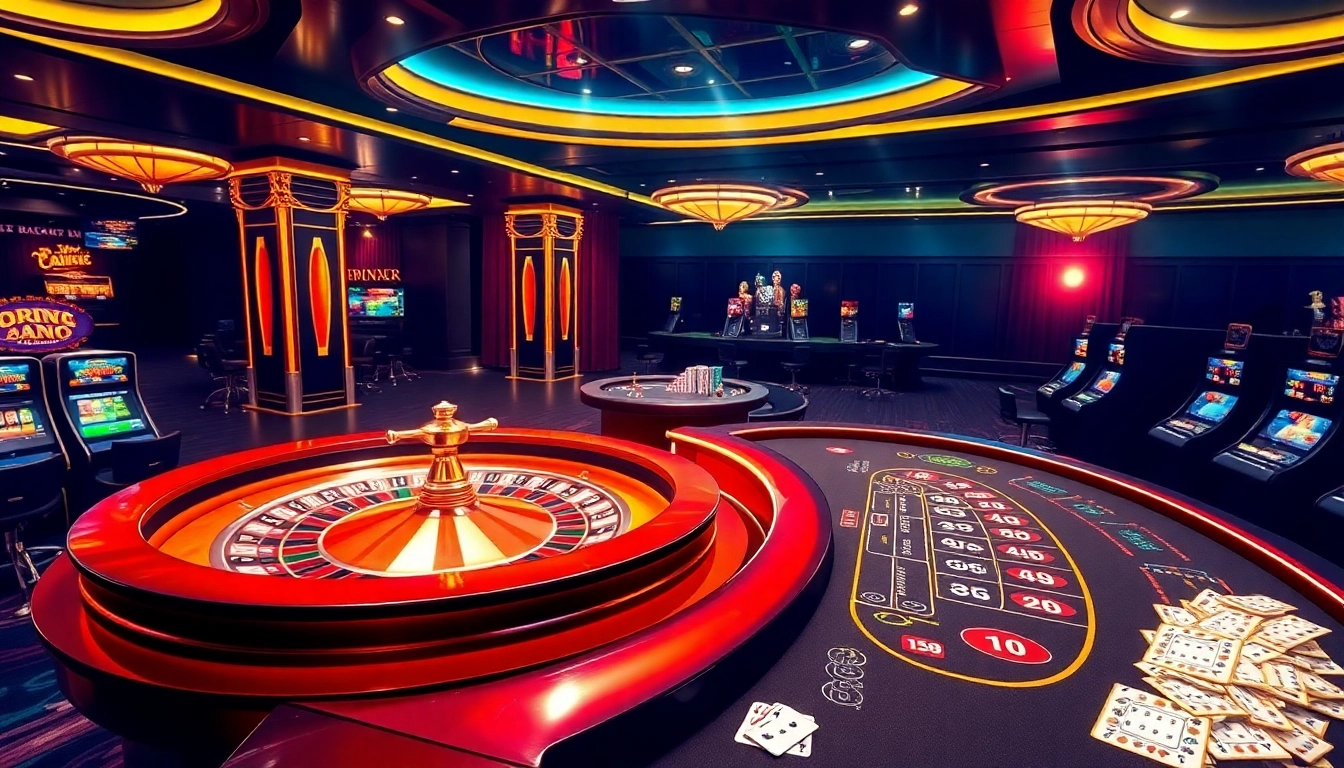 Engage with the thrilling atmosphere of DEBET trang chủ showcasing online casino excitement and vibrant gaming.