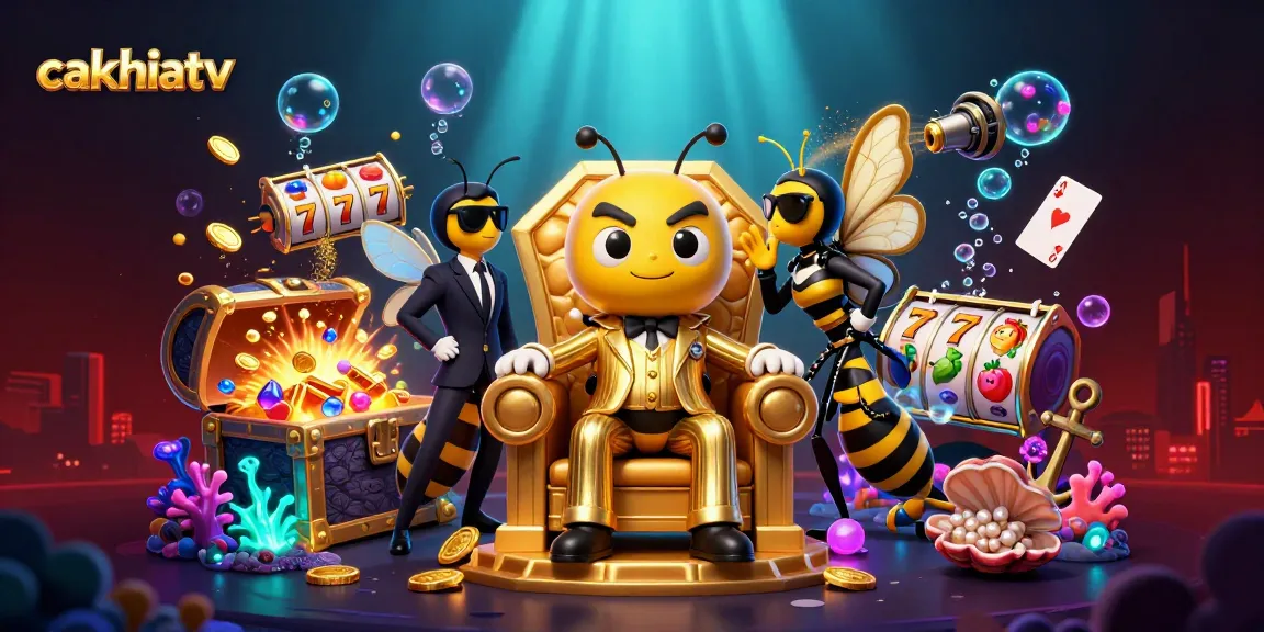 Cakhiatv showcases immersive casino elements in an exciting bumblebee mob boss scene, enhancing gaming experience.