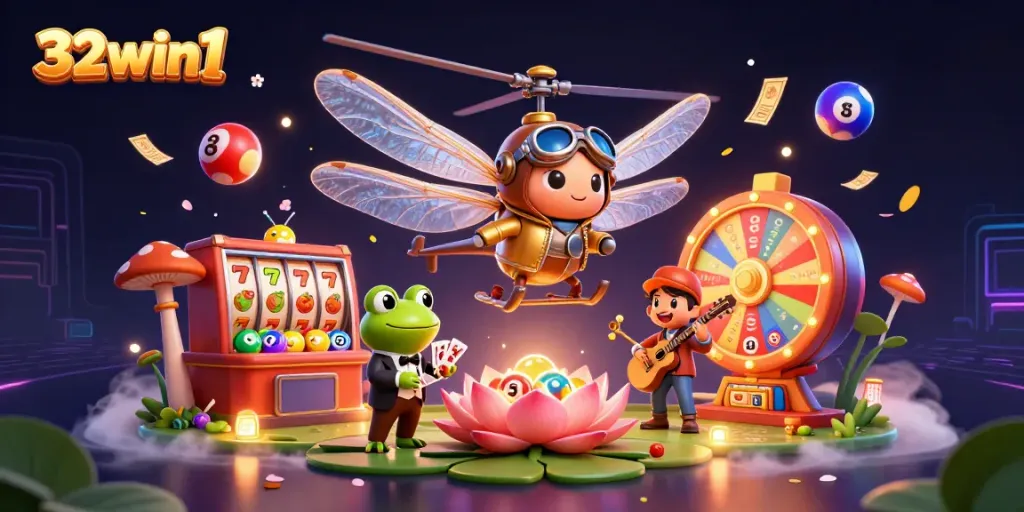 Experience excitement at 32win1 with casino games, vibrant visuals, and dynamic actions.