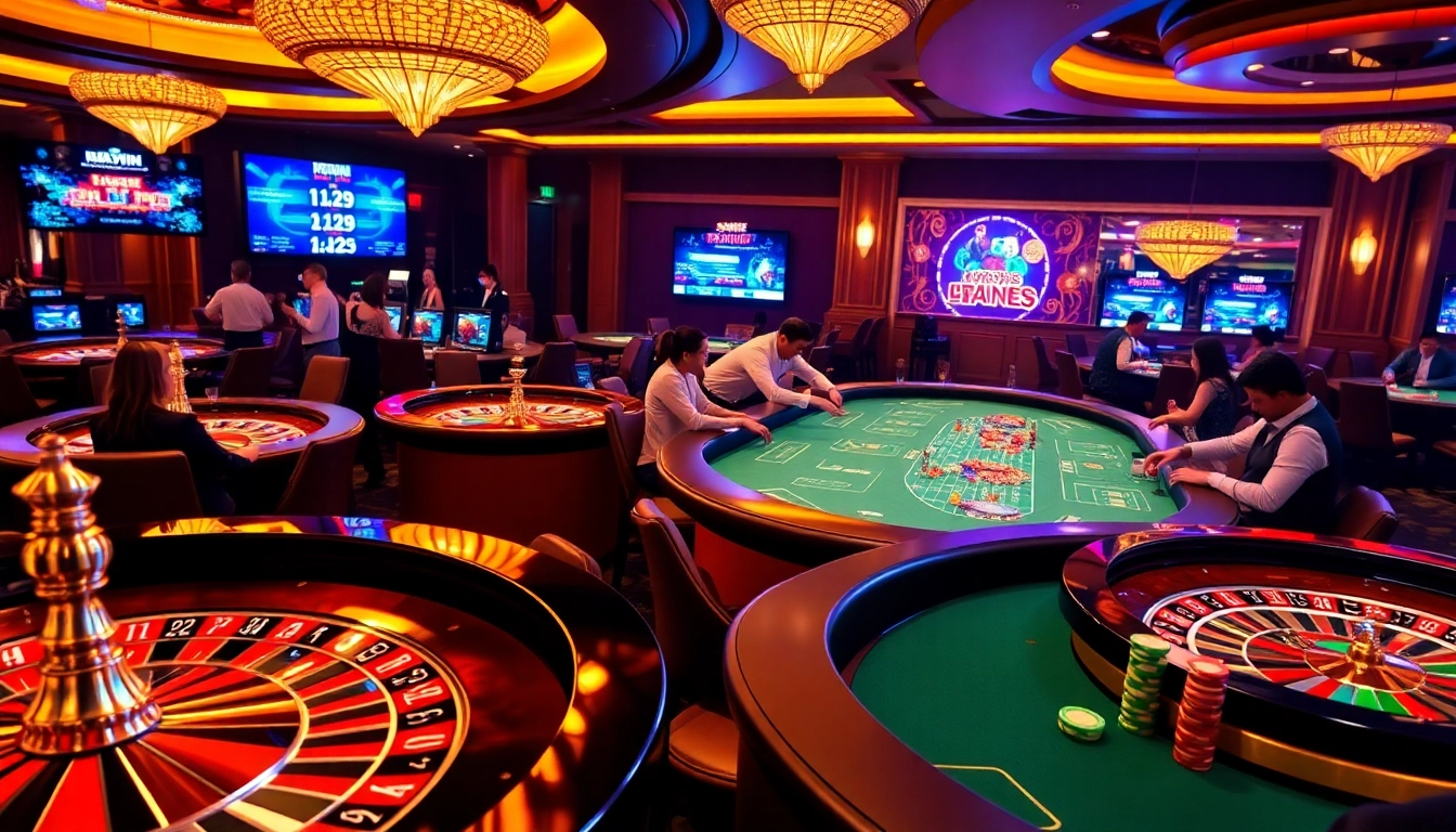 Experience the excitement of 33win Casino with vibrant tables and dynamic gameplay.