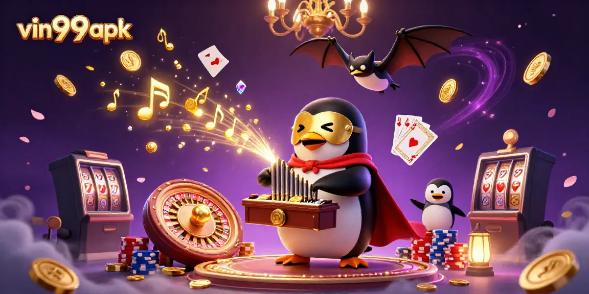 Experience the thrill of winning on vin99 apk with vibrant casino-themed rewards and characters.