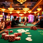 Exciting casino gameplay at https://32win.free/ with vibrant poker chips and slot machines.
